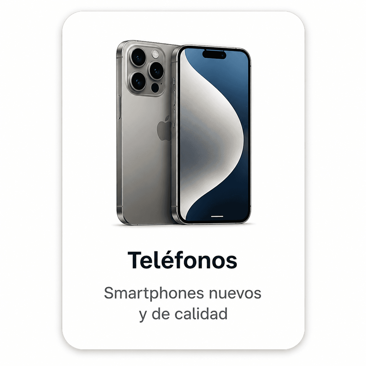 Teléfonos · smartphones nuevos y de calidad